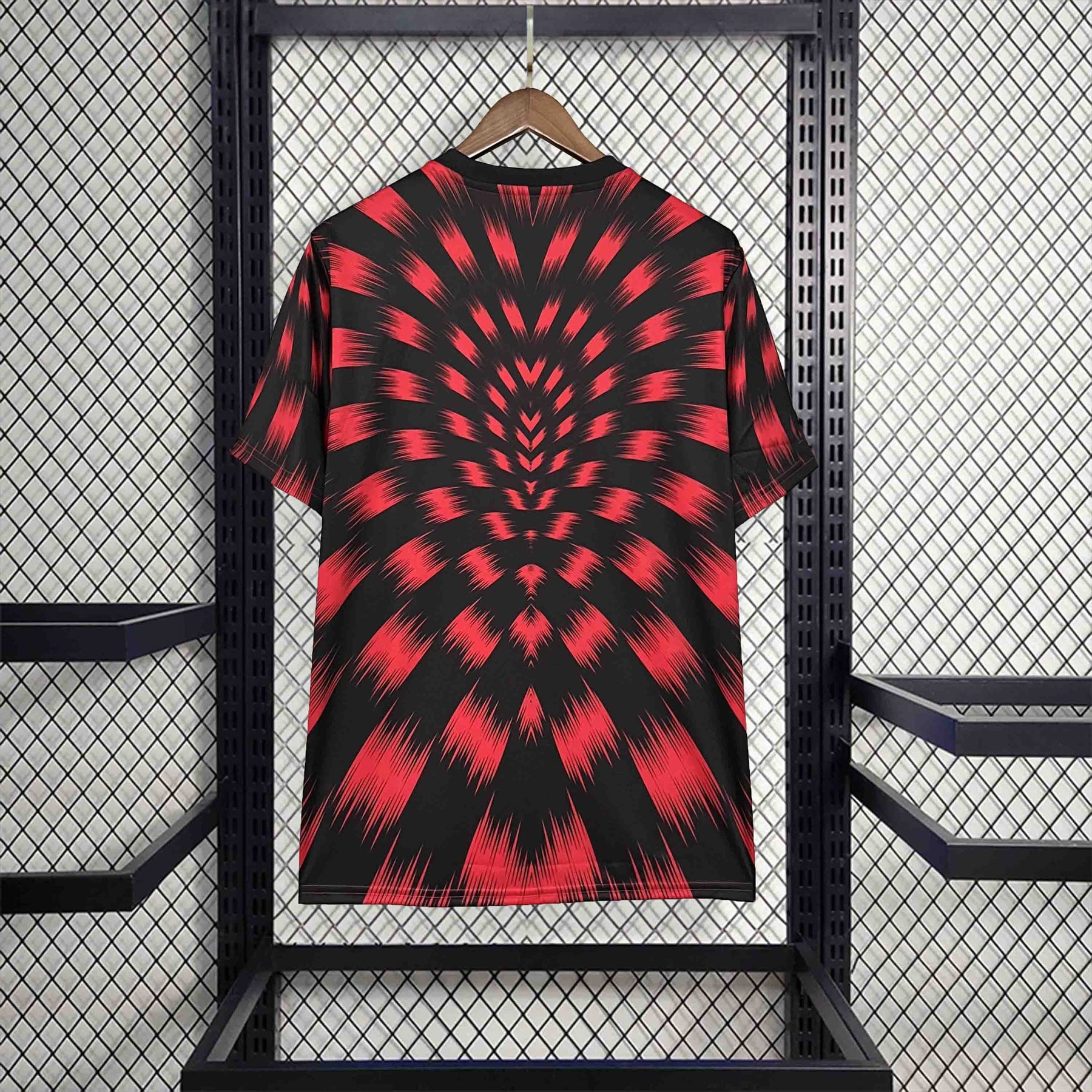 CAMISA DO FLAMENGO 25/26 VERMELHO E PRETO TREINO