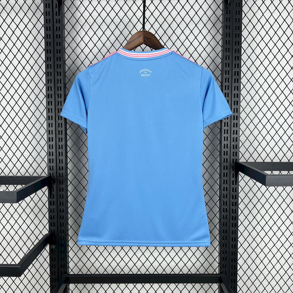 CAMISA FEMININA DO MANCHESTER CITY 25/26 AZUL