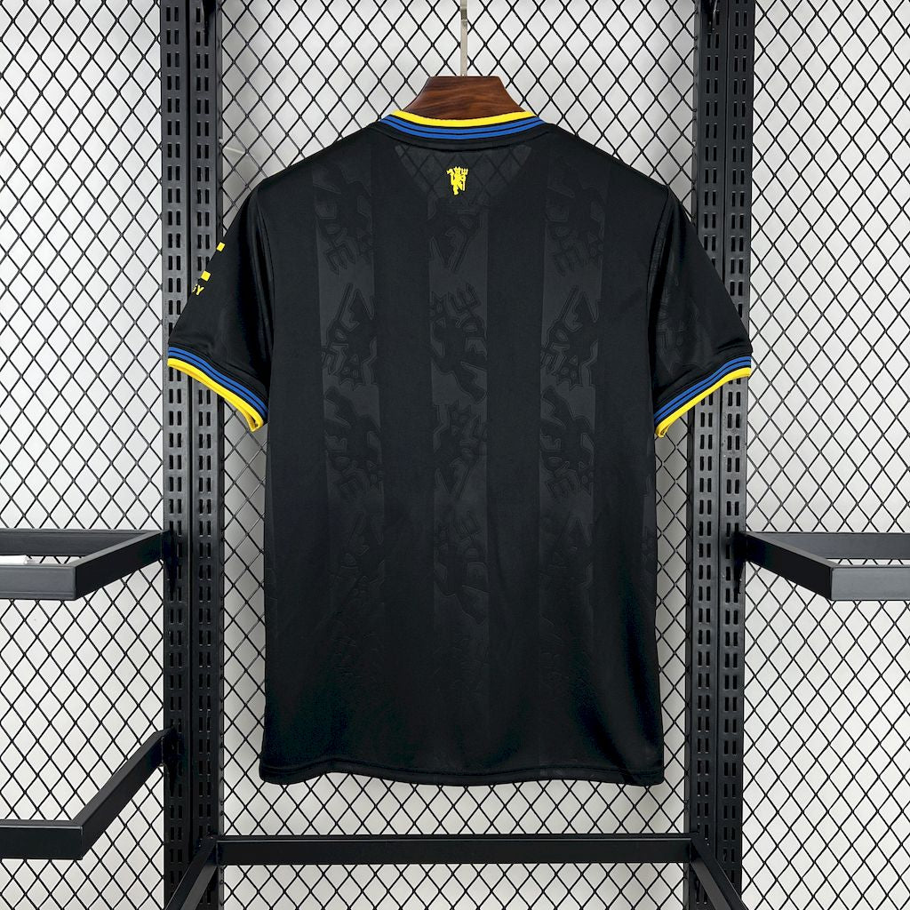 CAMISA DO MANCHESTER UNITED 25/26 PRETO