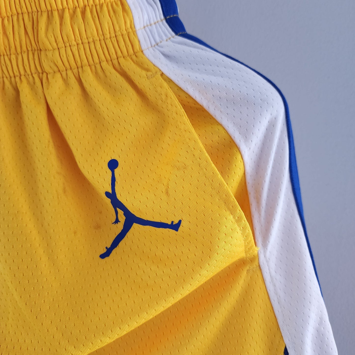 Shorts Golden State Warriors Air Jordan Yellow NBA
