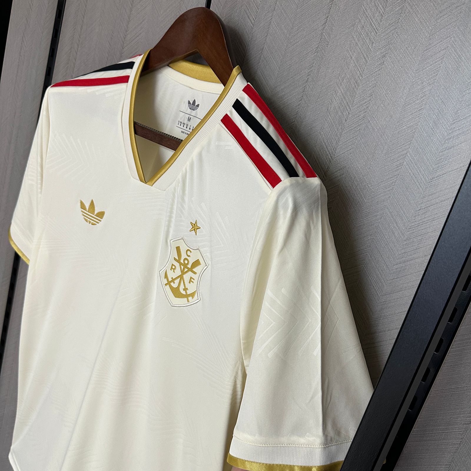 Camisa Flamengo III 25/26 Torcedor Masculina - Off White