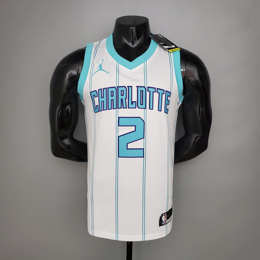 Regata NBA Charlotte Hornets - LaMello Ball #2 White - ResPeita Sports