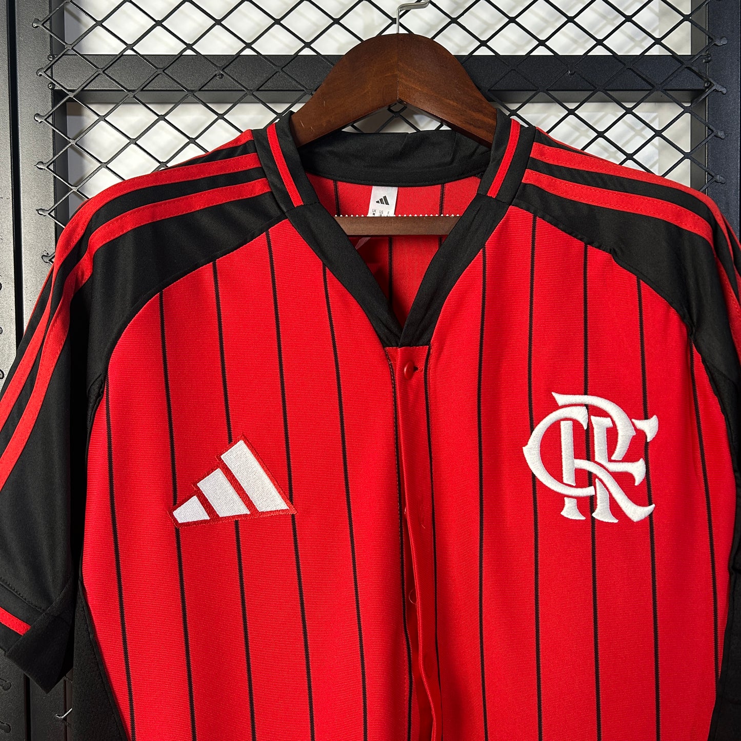 CAMISA BASEBOL DO FLAMENGO 25/26 VERMELHO