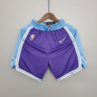 Shorts Los Angeles Lakers City Edition Purple NBA
