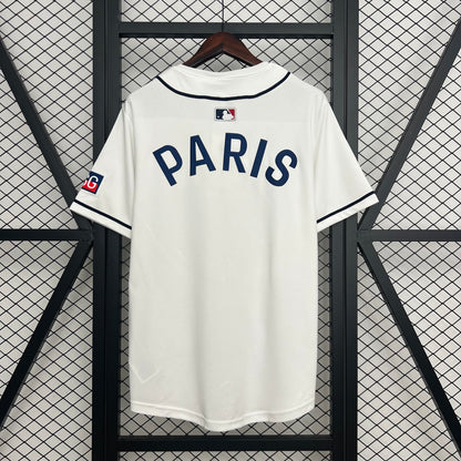 CAMISA BASEBOL DO PSG 25/26 BRANCO
