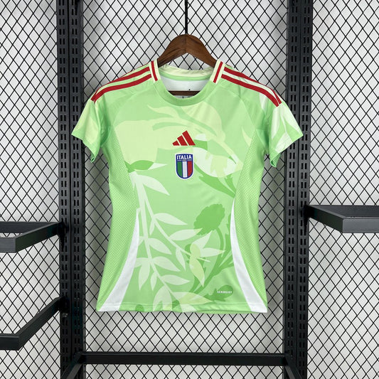 CAMISA FEMININA DA ITALIA 25/26 VERDE