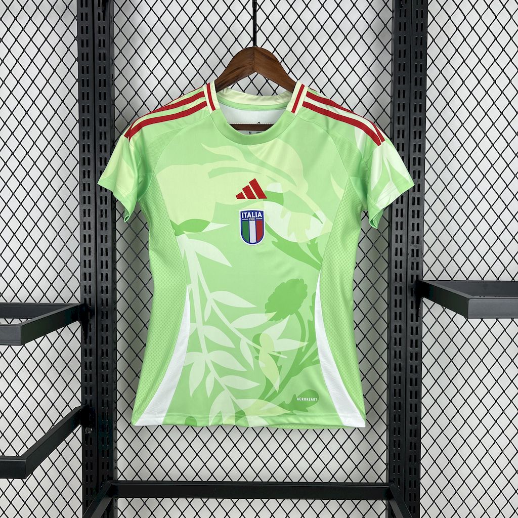 CAMISA FEMININA DA ITALIA 25/26 VERDE