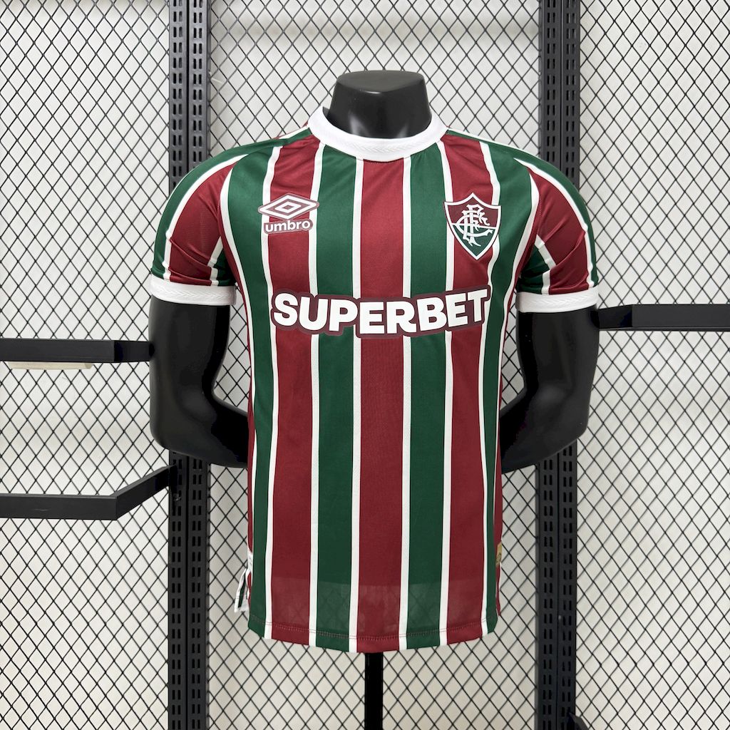 CAMISA VERSÃO PLAYER DO FLUMINENSE 25/26 TRICOLOR
