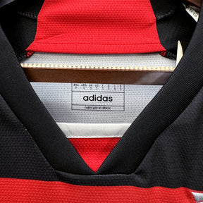 CAMISA MANGA LONGA DO FLAMENGO 24/25 VERMELHO E PRETO