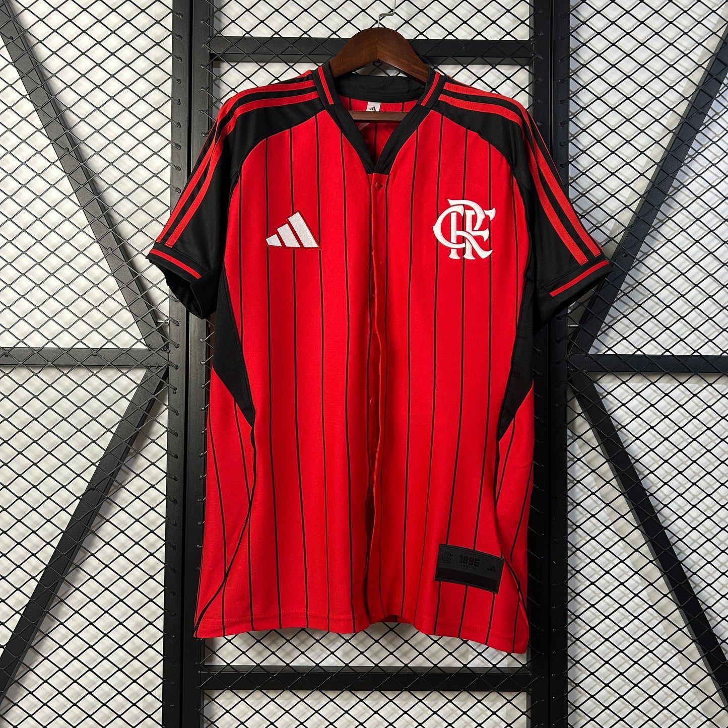 CAMISA BASEBOL DO FLAMENGO 25/26 VERMELHO