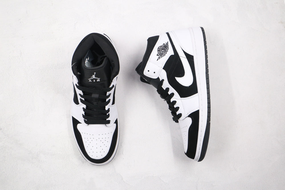 AIR JORDAN 1 MID TUXEDO