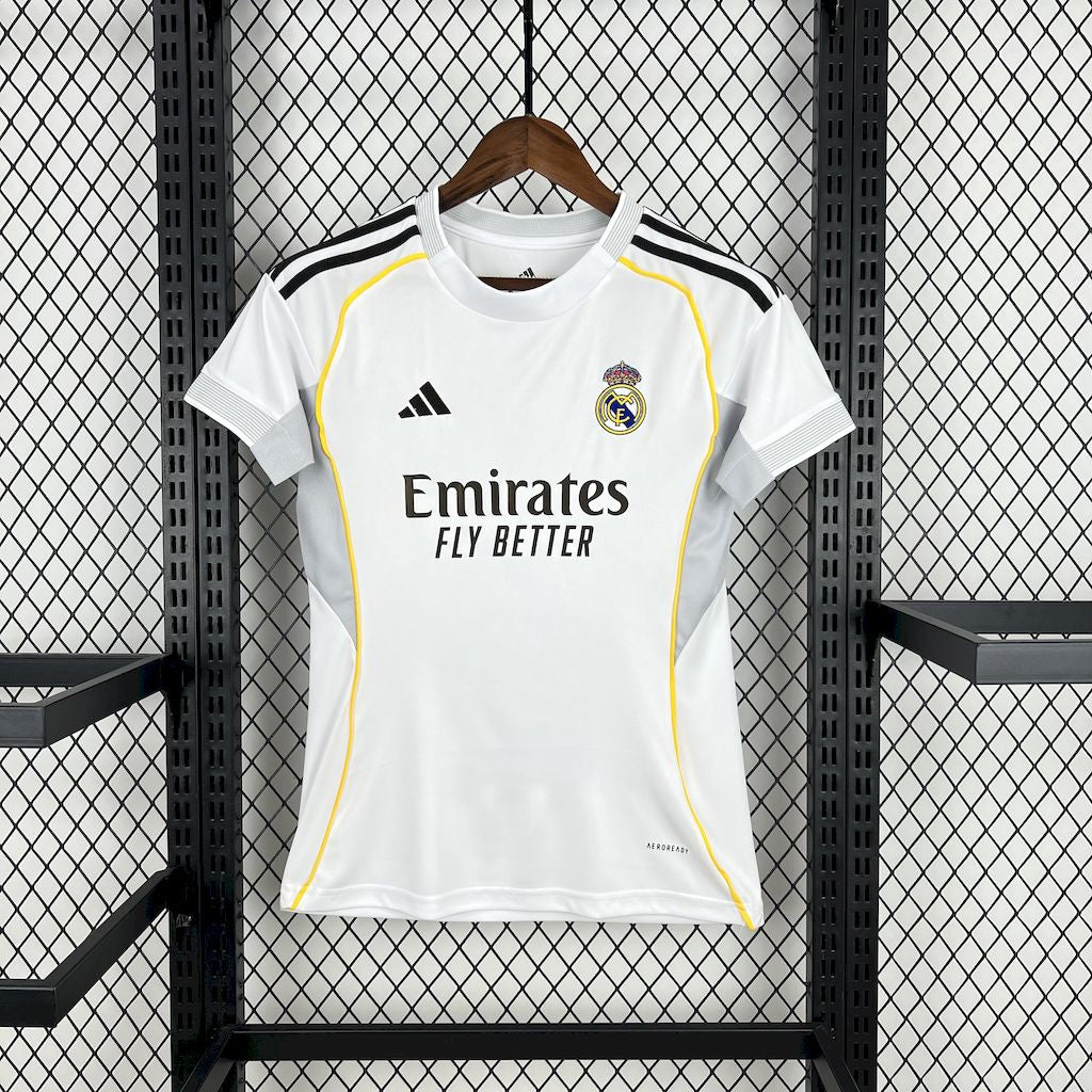 CAMISA FEMININA DO REAL MADRID 25/26 BRANCO