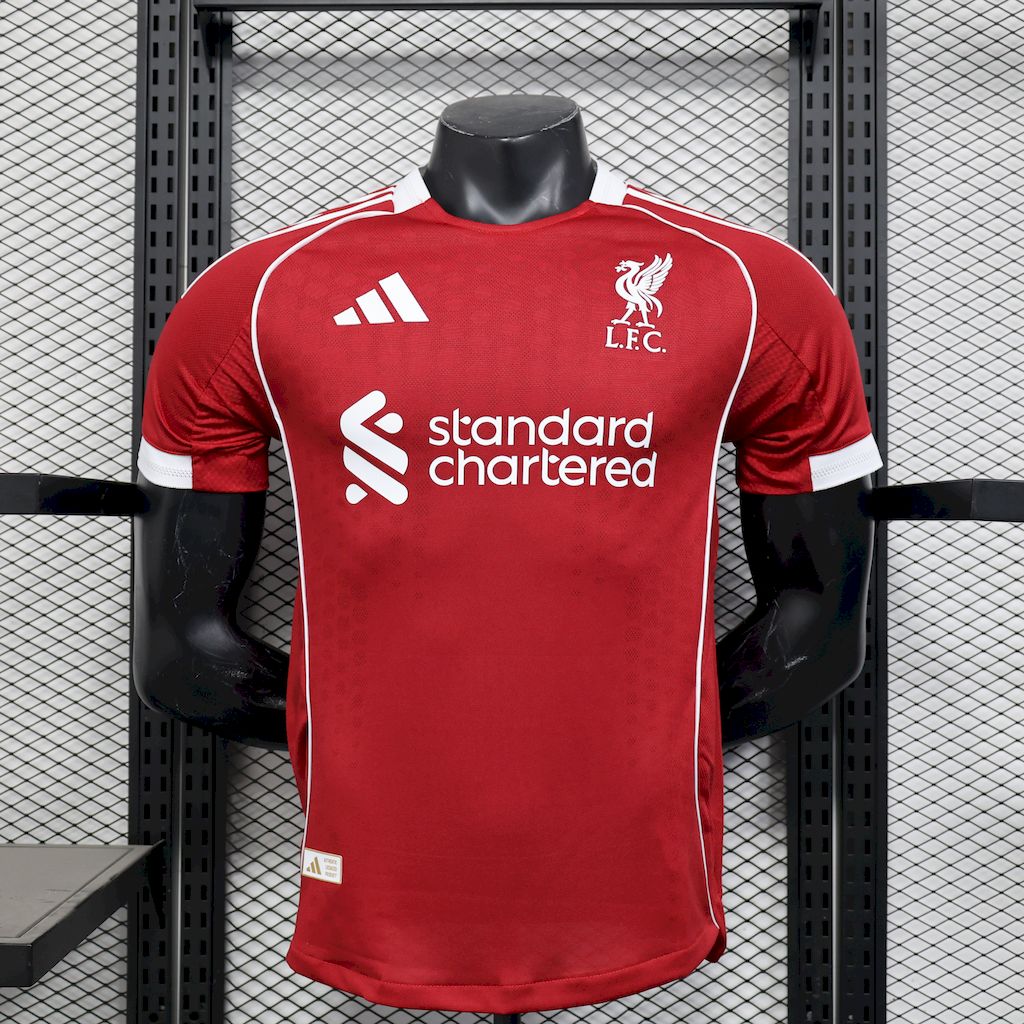 CAMISA VERSÃO PLAYER DO LIVERPOOL 25/26 VERMELHO