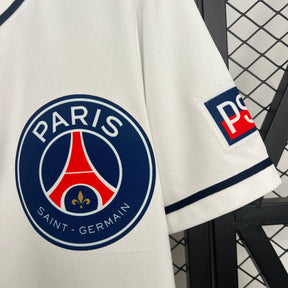 CAMISA BASEBOL DO PSG 25/26 BRANCO
