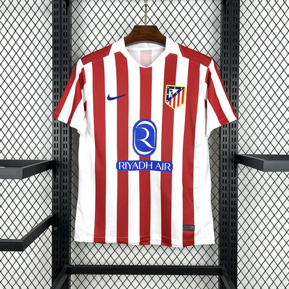 CAMISA DO ATLETICO DE MADRID 25/26  VERMELHO E BRANCO