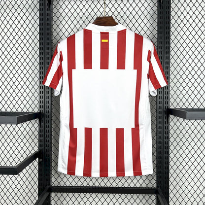 CAMISA DO ATLETICO DE MADRID 25/26  VERMELHO E BRANCO
