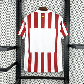 CAMISA DO ATLETICO DE MADRID 25/26  VERMELHO E BRANCO