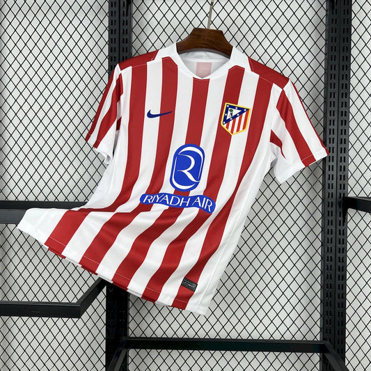 CAMISA DO ATLETICO DE MADRID 25/26  VERMELHO E BRANCO