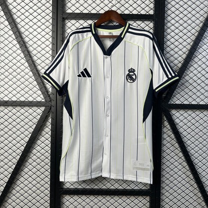 CAMISA BASEBOL DO REAL MADRID 25/26 BRANCO