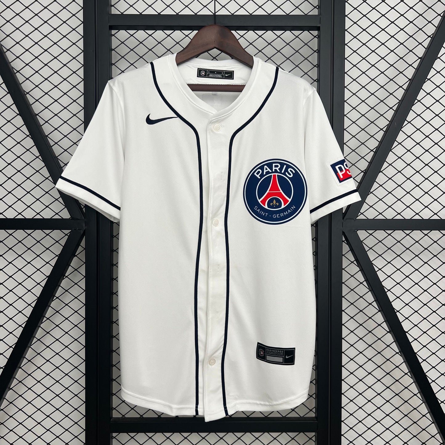 CAMISA BASEBOL DO PSG 25/26 BRANCO