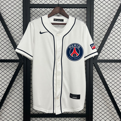 CAMISA BASEBOL DO PSG 25/26 BRANCO