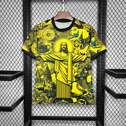 CAMISA DA SELEÇÃO DO BRASIL 25/26 AMARELO EDIÇÃO ESPECIAL