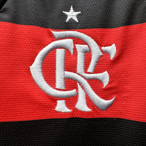 CAMISA MANGA LONGA DO FLAMENGO 24/25 VERMELHO E PRETO